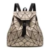 2020 nuove donne ologramma zaino zaini geometrici ragazze borse a tracolla da viaggio per le donne borse di design di lusso mochila mujer X052298U