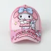 Nieuwe kinderen Baseball Cap Cartoon Anime Design Hat buitenshuis Cap Hip Hop gemonteerde pethoeden voor kinderjog 11style