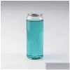 Water Bottles Plastic Beverage Bottle Pop Can 350Ml 500Ml 650Ml Ringpl Round Disposable Food Grade Pet Juice Cups B3 D Drop Delivery BJ