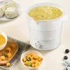 1pc, Travel Folding Pot, Portable Foldable Electric Hot Pot Cooker, Dormitory Home User External Electric Steamer,Cook Instant Noodles Cooking Pot,Kitchen Appliances