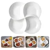 Dinnerware Sets Dinner Plate Compartment Baby Containers For Nut Serving Tray Melamine Snack