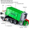 Flygplan Modle Children Toys City Garbage Truck Model Diecast Plastics Sorting Sanitation Vehicle Car Sound Light Kids Xmas Gifts 231204