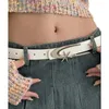 Cinture Moda Adolescenti Cintura in vita regolabile con fibbia a stella in lega per cappotto e camicia