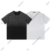 24SS Europa Sommer Herren T-Shirts Designer T-Shirt Luxus Männer Rundhalsausschnitt Brief gedruckt Polar-Stil T-Shirt Mann schwarz weiß lässig Baumwoll-T-Shirt