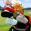 Cabeças de clube 10 unidades / conjunto de capas de cabeça de ferro de golfe conjunto de 10 cores PU couro protetor de cabeça para treinamento ao ar livre Golf Sporting Putter Protector 231204