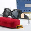 مصممة نساء نظارة شمسية كبيرة الحجم مربع الصيف للرجال والنساء Adumbral Goggle أعلى جودة UV400 عدسة 15 أكواب طيار ملونة مع صندوق