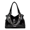 Borsa a tracolla di lusso Designer Borse Solid Paillettes Borsa da donna Borse di grande capacità Borsa multiuso nera Messager inclinata P274r