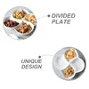 Dinnerware Sets Dinner Plate Compartment Baby Containers For Nut Serving Tray Melamine Snack