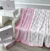 Tasarımcı battaniye eski çiçek baskılı klasik mektup logo tasarımı renk battaniye ofis şekerleme battaniye seyahat havlu kanepe dekorasyon ile hediye kutusu