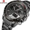 Nieuw Horloge Voor Mannen NAVIFORCE Top Luxe Merk Mode Quartz Bussiness Horloge Roestvrij Staal Sport Horloge Relogio Masculino LY1243N