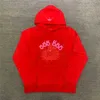 Sweats à capuche pour hommes Sweatshirts Puff Print Sp5der 555555 Angel Printing Sweat à capuche Hommes Femmes 1 Meilleure qualité Red Spider Web Pull 0FZT