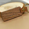 Custom Logo Personalized Leather Keychain Pendant Beech Wood Carving Keychains Luggage Decoration DIY Thanksgiving Day Gift RRE12108 ZZ