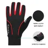 Guantes de ciclismo Santic Guantes de ciclismo Invierno a prueba de viento Pantalla táctil Bicicleta Bicicleta Almohadillas de gel para dedos largos para mujeres y hombres Guantes deportivos de invierno 231204