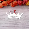 Party Supplies Personalized Acrylic Mirror Crown Custom Name Engagement Wedding Gift Cake Decor Favors Birthday Sticker