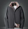 Мужская зимняя теплая толстая флисовая куртка, мужское пальто, мужская верхняя одежда, уличная куртка, пальто