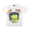 T-shirts pour hommes nouvelle mode T-shirts pour hommes femmes 50 styles couleur Hellstar Studios vert enfant tee-shirt imprimé hommes décontractés à manches courtes Street rap Top