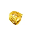 Women039s Flower Sandblasting 24k Gold Plated Cluster Rings JSGR068 Fashion Wedding Present Women Yellow Gold Plate Jewelry Ring288418361