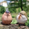 Bird Decor Decorative Birds - Outdoor and Indoor Bird Statues and Figurines - Bird Decorations for Home and Garden - Real Birds Size Set of 6
