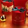 Other Home Garden 1pcs Christmas Candy Box Christmas Eve Apples Gift Packing Box Mousse Cake Dessert Boxs New Year Christmas Decoration SuppliesL231117