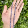 Lose Edelsteine Großhandel natürliche 5,3 mm seltene Tansanit glatte runde Perlen für Schmuckherstellung DIY Armbänder Halskette Mikubeads