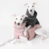 Hondenkleding Grote winter warme katoenen jas Verstelbaar Medium Large Verdikt reflecterend vest Kleding Donsjack Whippets Hound 231204