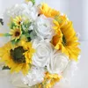 Kwiaty dekoracyjne bukiet bukiet kwiat nałogowy Druhna z druhną z sztuczną dekoracją