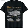 Mäns T-shirts WW2 German Rmtiger Assault Tiger Assault Gun Panzer Cool T-Shirt Men. Summer Mens T Shirt New SX-4XL T231204