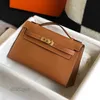 Borse da sera Pouchette Mini borse Tote Bag Pelle Epsom di alta qualità Hardware dorato Catena staccabile Borsa a mano tinta unita Borsa Donna Cros UDEZ