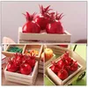 Party Decoration 100 Pcs Imitation Pomegranate Artificial Decor Home Accessories Props Fruit Layout Scene Foam Fake Fruits Model