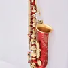 Nouveauté A-992 Saxophone Alto Eb Instrument de musique série rouge mat saxophone Alto avec embout expédition