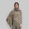 Sjaals Cashmere Like Checked Zweden Merk Totem* sjaal Streep Eenvoudig Ontwerp Cashmegiftre Dames Sjaal Luxe Dame Pashmina Sjaals 231204