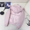 Femmes Sweat à capuche Designer Down Vestes Parka Puffer Veste avec lettre Bouton Lambskin Casual Outdoor Winter Warm Épaissi Zipper Designer Manteaux Veste Tops