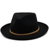 Bérets simple laine Fedora chapeau feutre Fedoras chapeaux mode adulte Trilby chapeaux casquette homme