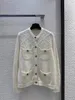 Chan 2023 женская одежда кардиган дизайнерский свитер женский Новый дизайнерский пиджак женский трикотажное пальто дизайнерский свитер CCCC женские пальто куртки женские Рождественский подарок