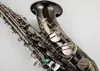 Top 95% cópia Alemanha JK SX90R Keilwerth Saxofone Tenor preto Níquel Tenor Sax Abalone botão Belo instrumento musical profissional com bocal Sax grátis