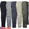 Men's Pants Hirigin 2023 Men Cargo ArmyGreen Big Pocket Decoration Casual Trousers Easy Wash Male Autumn Fashion Plus Size