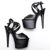 17 cm/7 cali Sandały Upper Laijianjinxia PVC Seksowna egzotyczna platforma dla kobiet moda na wysokie obcasy buty tańczące 025 59048
