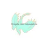 Szpilki broszki różowe dinozaur Enamel Pin for Women Girl Mash