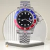 Relógio de cerâmica com moldura de safira Movimento automático relógios de designer de alta qualidade orologio uomo montre de luxe AAA SAPPHIRE CRYSTAL relógio de pulso popular
