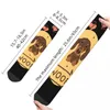 Chaussettes pour hommes Hip Hop Vintage amour chocolat teckel fou unisexe saucisse chien Harajuku motif imprimé équipage chaussette garçons cadeau