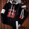 Men's Tracksuits Autumn And Winter Premium Clothing Hooded Sweatshirt Set Hoodie Sweatpants Two-piece Fashion Streetwear