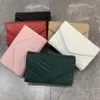 Borse firmate Pelle di pecora Borse a tracolla portafoglio caviale catena di metallo oro argento Borsa firmata Borsa in vera pelle Flip cover di316v