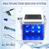 Non-surgical Hidrafacial Microdermabrasion 7 in 1 Skin Deep Hydrating Oil Control Whitening Blackhead Remover PDT LED + Bio + Oxygen Jet Beauty Instrument