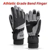 Gants de sport Ski hiver hommes imperméable moto extérieur thermique polaire cyclisme écran tactile doigts complets 231202