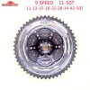 SunRace 9-Gang-Fahrradfreilauf MTB Mountain Kassette Fahrradteile 11-40T/11-46T/11-50T