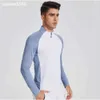 Lu lu l yoga alinhar designer camisas de corrida compressão calças esportivas fitness ginásio futebol homem camisa esportiva secagem rápida esporte t-shirts topo manga longa moda