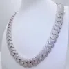 Iced Pass Diamond Tester 925 Sterling Silver Necklace VVS Moissanite Cuban Link Chain