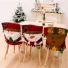 Christmas Decorative Supplies Creative Layout Holiday party Dining Table Chair Cover Restaurant Chair Cover Christmas Hat New Pattern