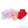 Kids Socks Bow Lace Baby Socks Newborn Cotton Baby Girls Sock Cute Princess Style Toddler Socks Baby Accessories For Children R231204