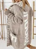 Women's Sweaters Knit Sweater Women Cardigans Spring Autumn Winter Letter Maxi Loose Soft Coat Korean Long Knitted Jacket Cardigan Sexy Sweater T231204